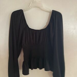 Elegant Black Women's Top